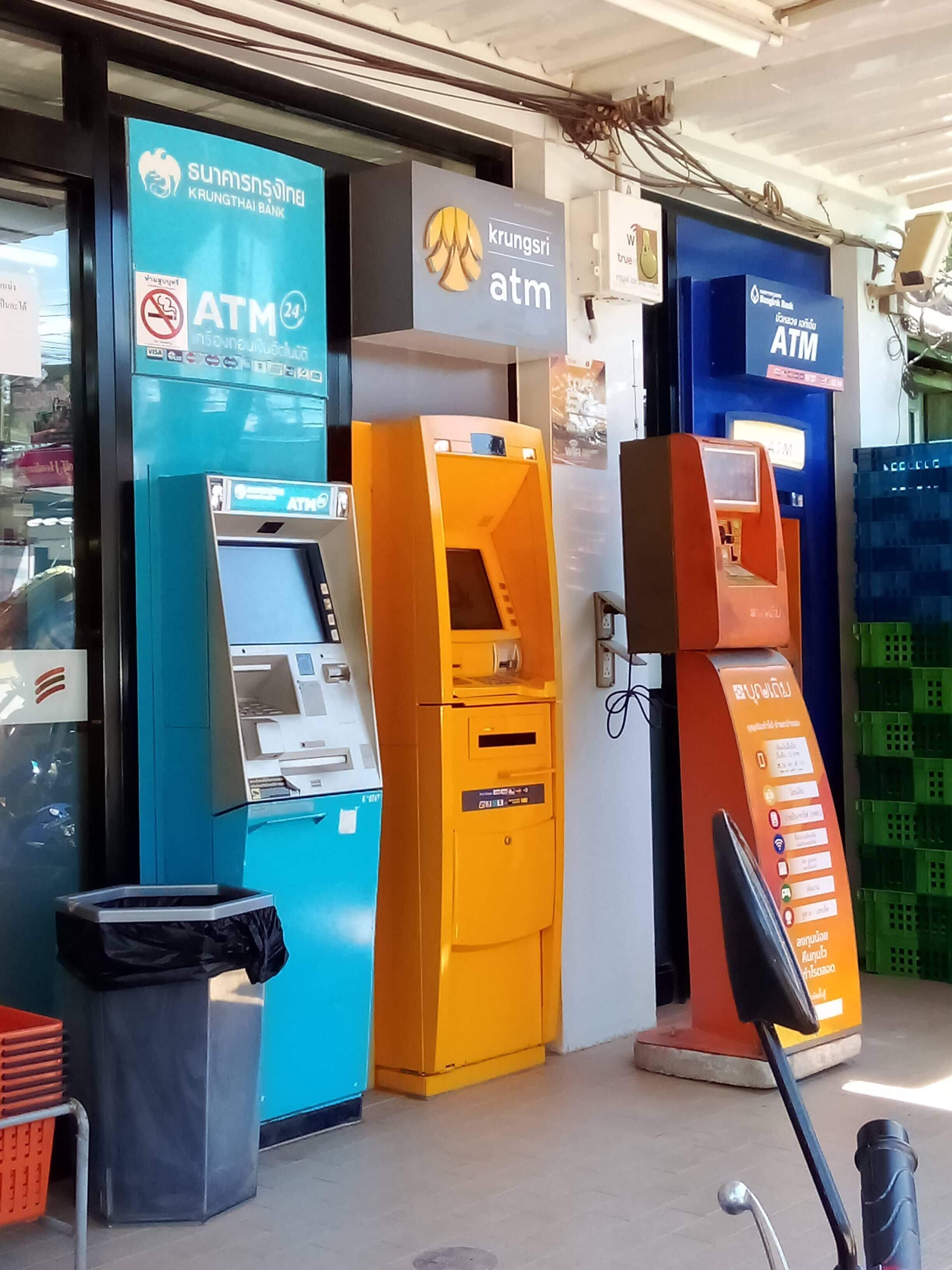 ATMs and Money on Koh Lanta